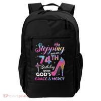 Stepping Into My 74th Birthday Gift Women 74 Years Old Pumps Backpack thumb 0