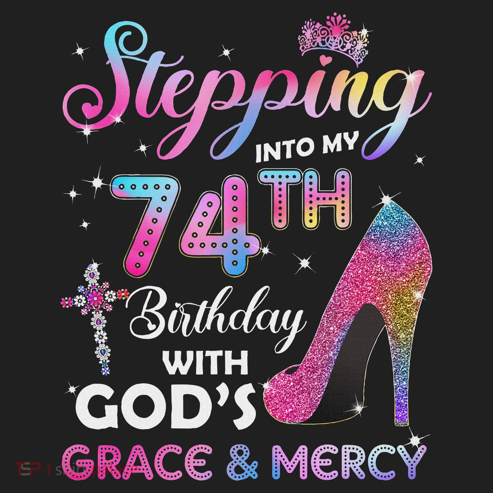Stepping Into My 74th Birthday Gift Women 74 Years Old Pumps Beanie