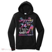 Stepping Into My 74th Birthday Gift Women 74 Years Old Pumps Women's Hoodie thumb 0