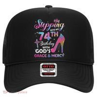 Stepping Into My 74th Birthday Gift Women 74 Years Old Pumps Hat thumb 0