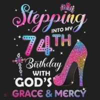 Stepping Into My 74th Birthday Gift Women 74 Years Old Pumps Hat thumb 2