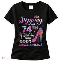 Stepping Into My 74th Birthday Gift Women 74 Years Old Pumps Women's T-Shirt thumb 0