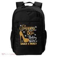 Stepping into my 50th birthday with God's grace & Mercy Backpack thumb 0