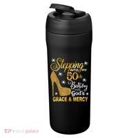Stepping into my 50th birthday with God's grace & Mercy 24oz Duet Stainless Steel Tumbler thumb 3