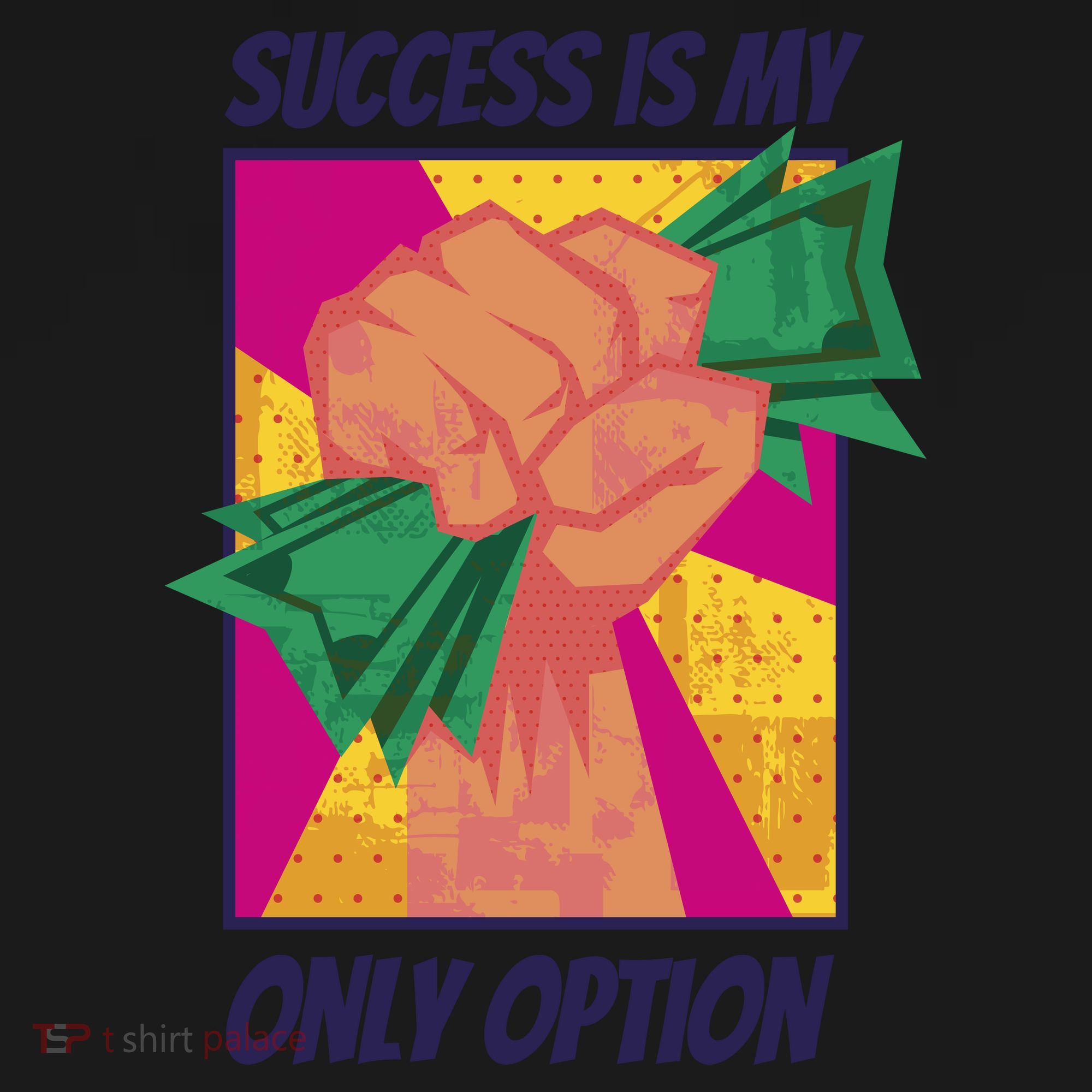 Success Is My Only Option Money Tote Bag