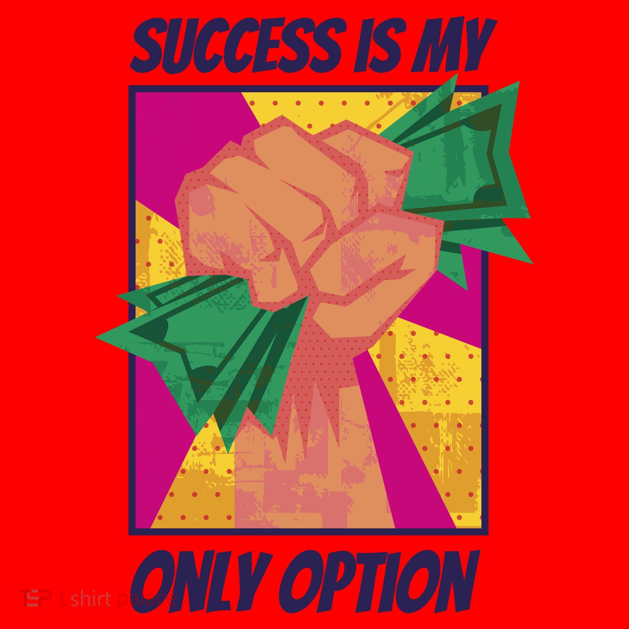 Success Is My Only Option Money Santa Hat