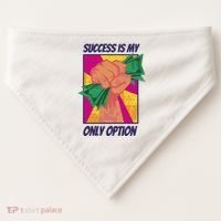 Success Is My Only Option Money USA-Made Doggie Bandana thumb 0