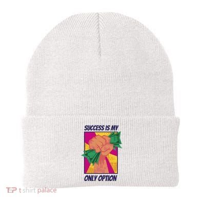 Success Is My Only Option Money Beanie
