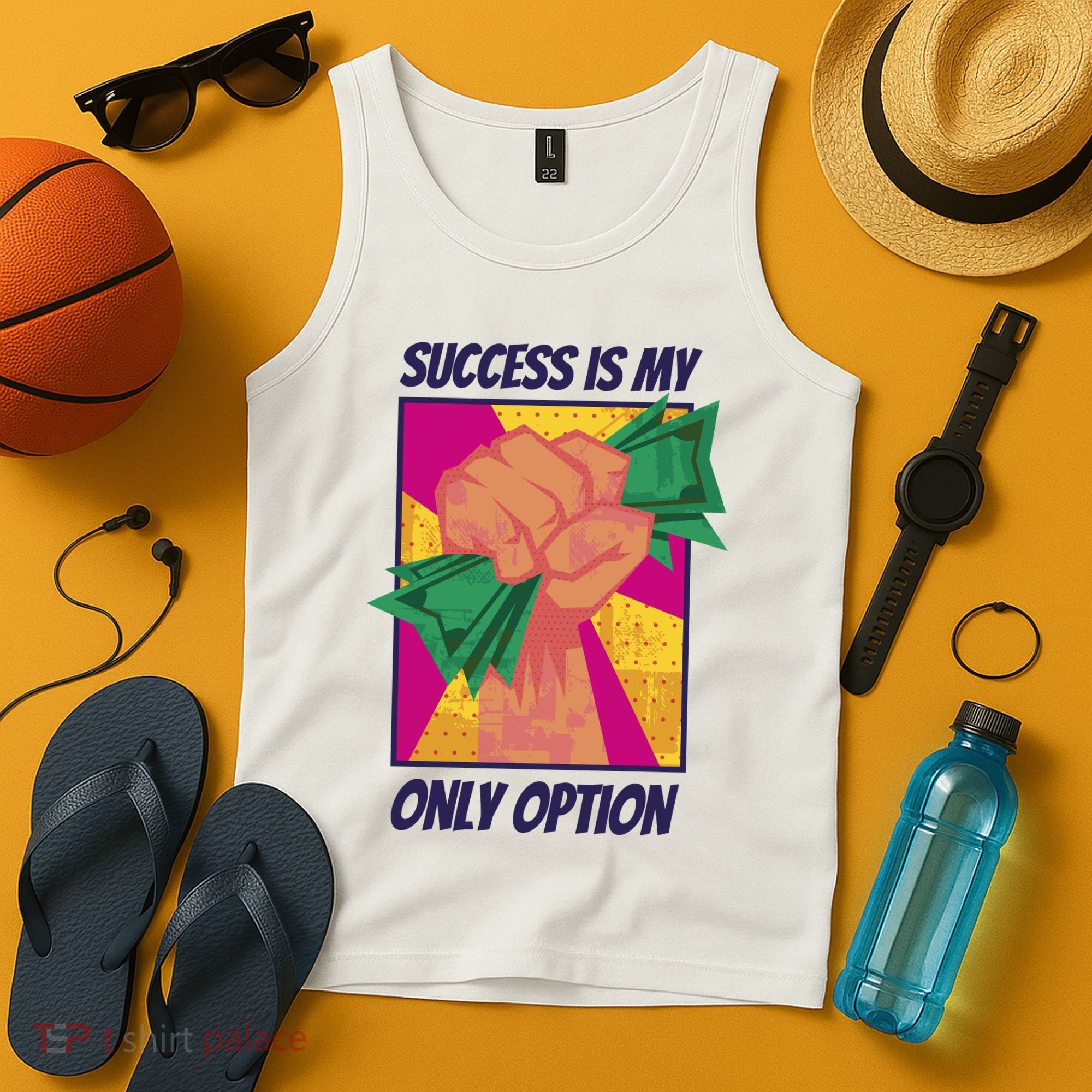 Success Is My Only Option Money Tank Top