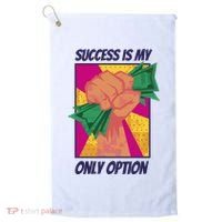 Success Is My Only Option Money Golf Towel thumb 0