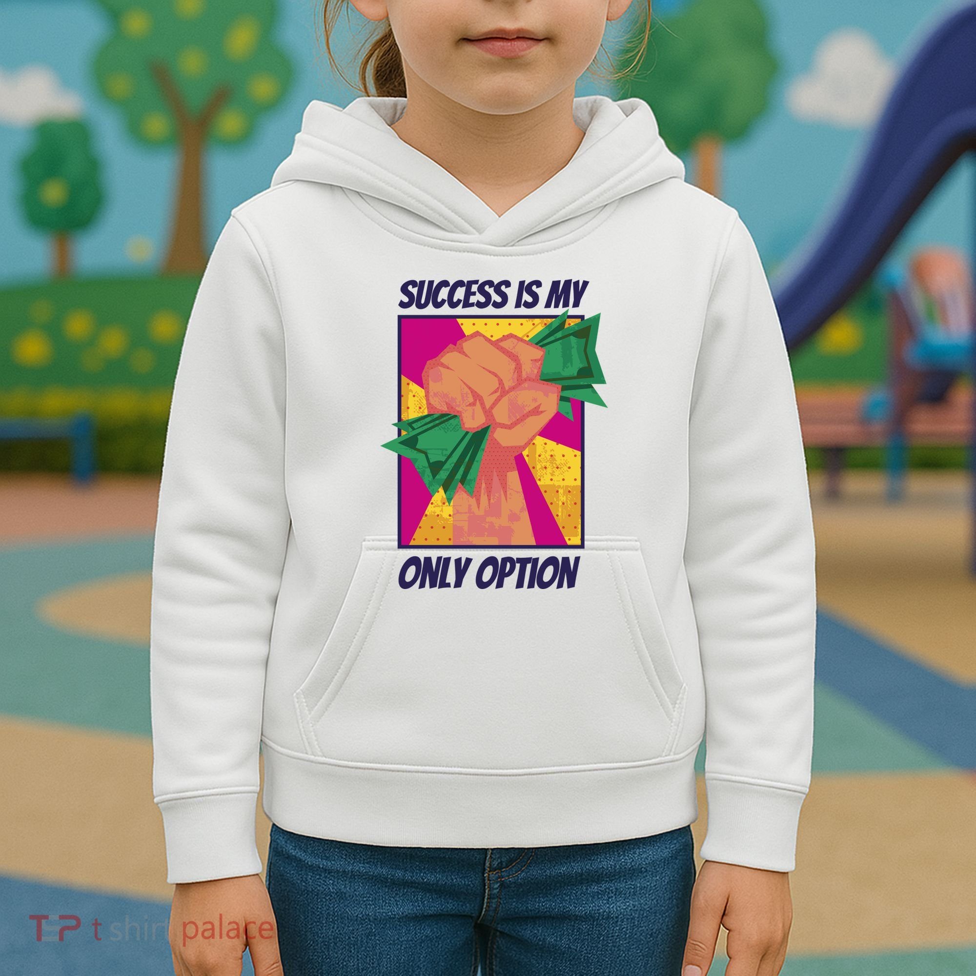 Success Is My Only Option Money Kids Hoodie