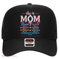 She Is Mom Bible Verses Christian Jesus Mothers Day Floral Hat thumb 0