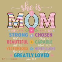 She Is Mom Bible Verses Christian Jesus Mothers Day Floral Sweatshirt thumb 2