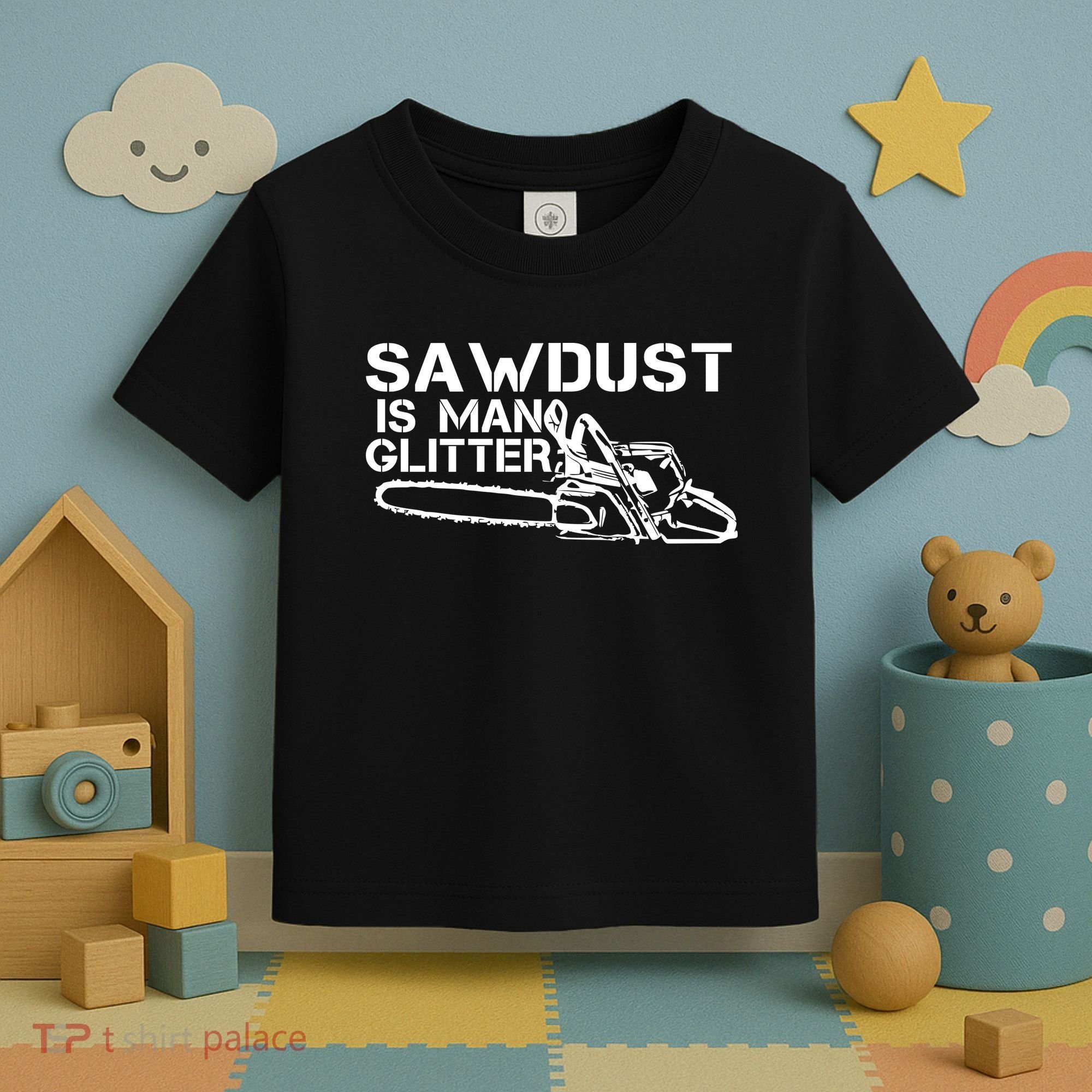 Sawdust Is Man Glitter Toddler T-Shirt