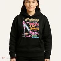 Stepping Into My 75th Birthday With God's Grace And Mercy Hoodie thumb 5