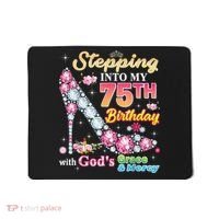 Stepping Into My 75th Birthday With God's Grace And Mercy Mousepad thumb 0