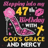 Stepping Into My 47th Birthday With God's Graces Mercy Hoodie thumb 7