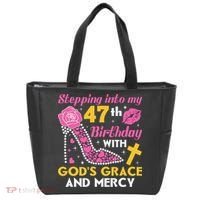 Stepping Into My 47th Birthday With God's Graces Mercy Tote Bag thumb 0