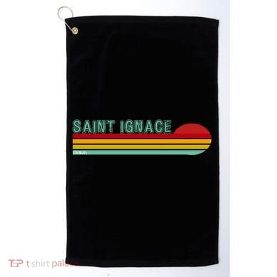Saint Ignace Michigan Golf Towel