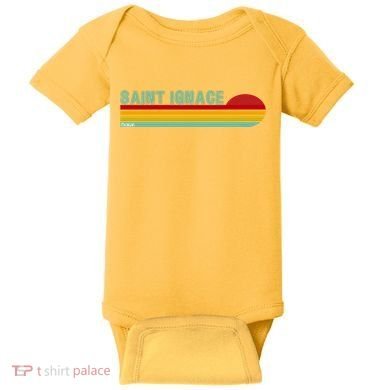 Saint Ignace Michigan Baby Bodysuit