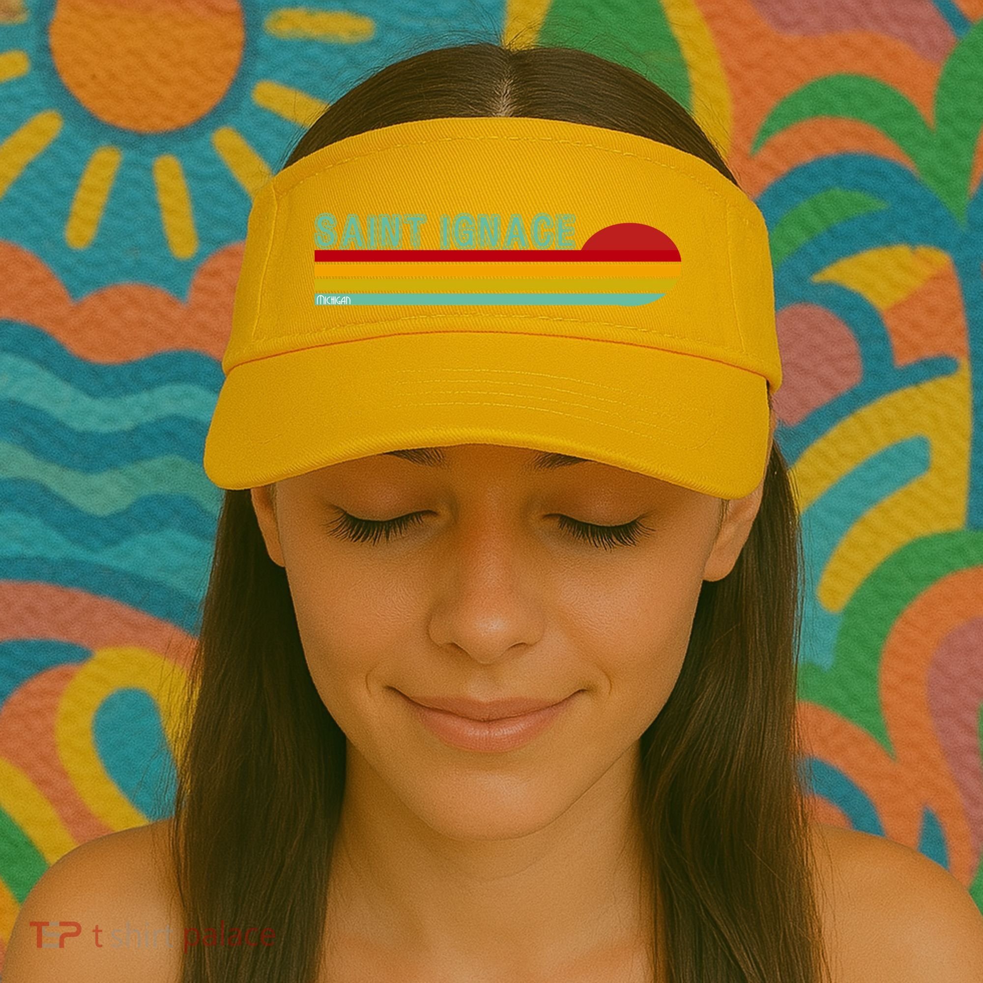 Saint Ignace Michigan Visor