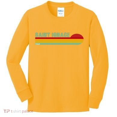 Saint Ignace Michigan Kids Long Sleeve Shirt