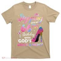 Stepping Into My 66th Birthday Gift Women 66 Years Old Pumps T-Shirt thumb 0