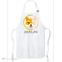 Shiba Inu Moon Mission DOGE Coin Cryptocurrency Apron thumb 0