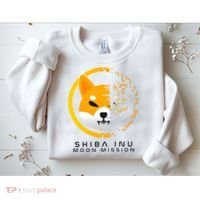 Shiba Inu Moon Mission DOGE Coin Cryptocurrency Sweatshirt thumb 2