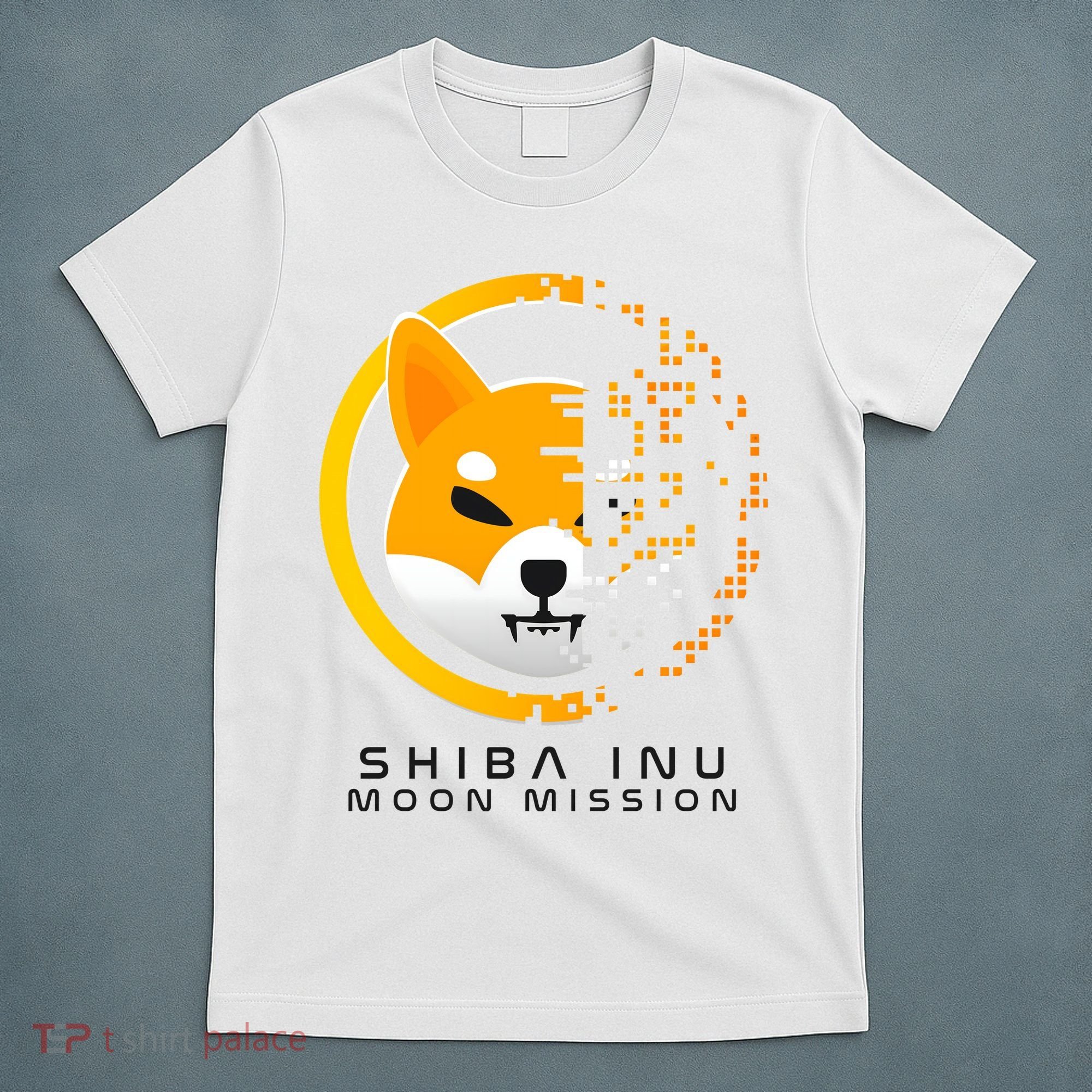 Shiba Inu Moon Mission DOGE Coin Cryptocurrency T-Shirt