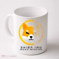 Shiba Inu Moon Mission DOGE Coin Cryptocurrency Coffee Mug thumb 0