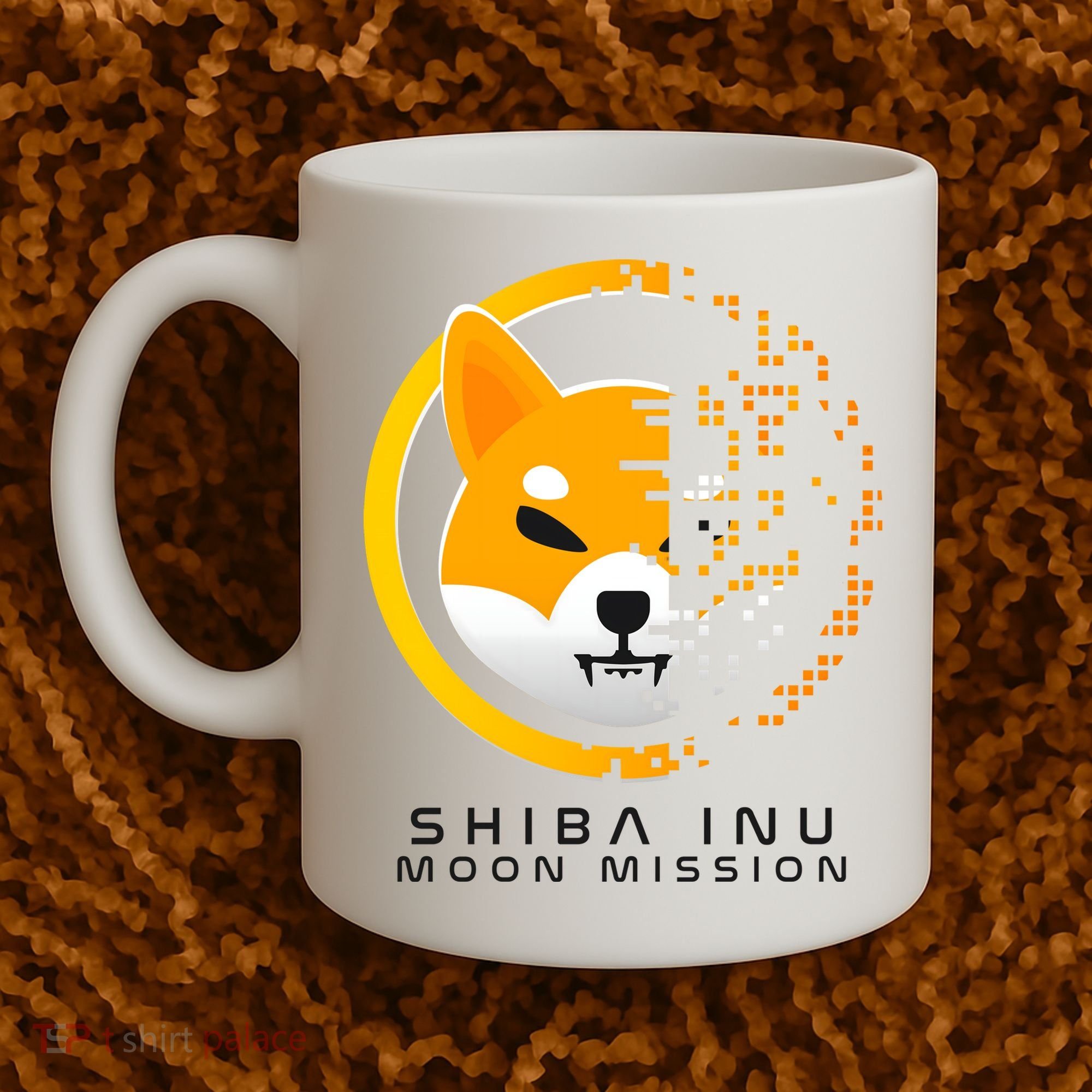 Shiba Inu Moon Mission DOGE Coin Cryptocurrency Coffee Mug