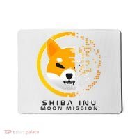 Shiba Inu Moon Mission DOGE Coin Cryptocurrency Mousepad thumb 0