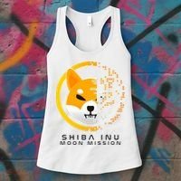 Shiba Inu Moon Mission DOGE Coin Cryptocurrency Women's Tank Top thumb 3