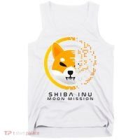 Shiba Inu Moon Mission DOGE Coin Cryptocurrency Tank Top thumb 0
