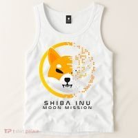 Shiba Inu Moon Mission DOGE Coin Cryptocurrency Tank Top thumb 2