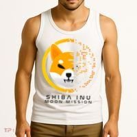 Shiba Inu Moon Mission DOGE Coin Cryptocurrency Tank Top thumb 3