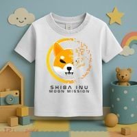Shiba Inu Moon Mission DOGE Coin Cryptocurrency Toddler T-Shirt thumb 3