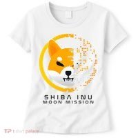 Shiba Inu Moon Mission DOGE Coin Cryptocurrency Women's T-Shirt thumb 0