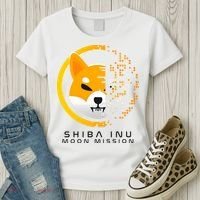 Shiba Inu Moon Mission DOGE Coin Cryptocurrency Women's T-Shirt thumb 3
