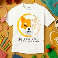 Shiba Inu Moon Mission DOGE Coin Cryptocurrency Kids T-Shirt thumb 3