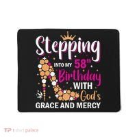 Stepping Into My 58th Birthday With God's Graces Mercy Mousepad thumb 0