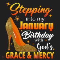 Stepping Into My January Birthday With God's Grace And Mercy Women's Sweatshirt thumb 2