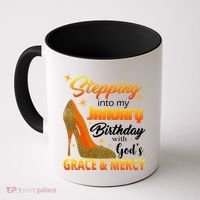 Stepping Into My January Birthday With God's Grace And Mercy Coffee Mug thumb 0