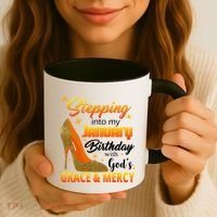 Stepping Into My January Birthday With God's Grace And Mercy Coffee Mug thumb 3