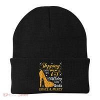 Stepping into my 75th birthday with God's grace & Mercy Tee Beanie thumb 0