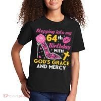 Stepping Into My 64th Birthday With God's Graces Mercy Kids T-Shirt thumb 2