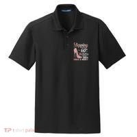 Stepping Into My 60th Birthday 60 Year Old Bday Dry Zone Grid Polo thumb 0