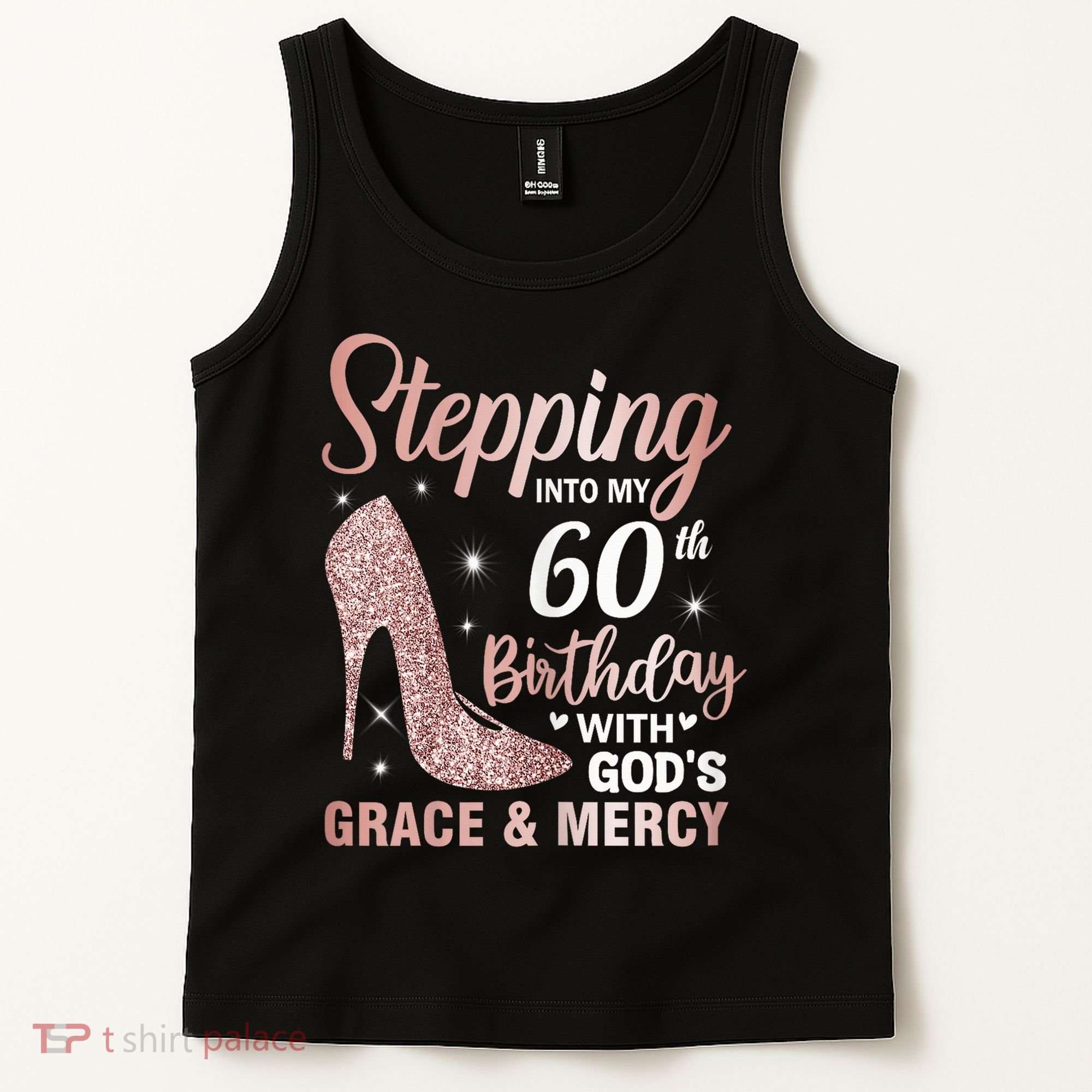 Stepping Into My 60th Birthday 60 Year Old Bday Tank Top