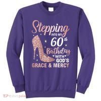 Stepping Into My 60th Birthday 60 Year Old Bday Sweatshirt thumb 0
